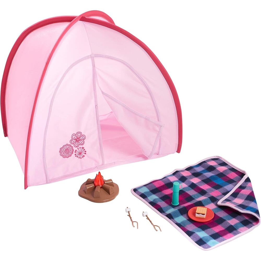 Journey Girls Outdoor Adventure Camping Set Tent, Blanket and Accessories NWT